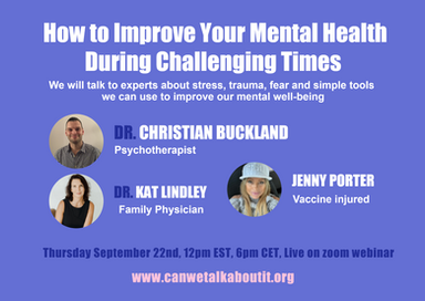 Let's talk #3 "How to improve your health during challenging times"